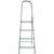  Стремянка сталь / алюминий 4 ступени, высота площадки 0,81м, дуга 0,6м, площадка 26х26см, до 150кг, вес 5,2кг новая высота, 1130104 | Лестницы и стремянки