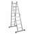  Лестница-трансформер алюминиевая 4х4 ступени, высота 4,5 м (4 секции по 1,2 м) до 150 кг, вес 16,5 кг, новая высота, 3320404 | Лестницы и стремянки