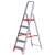  Стремянка алюминиевая 5 широких ступеней 13 см, площадка 1,1 м, нагрузка 225 кг, вес 6 кг, новая высота, 3117105, 5110105/3117105 | Лестницы и стремянки