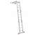 Лестница-трансформер алюминиевая 4х4 ступени, высота 4,5 м (4 секции по 1,2 м) до 150 кг, вес 16,5 кг, новая высота, 3320404 | Лестницы и стремянки