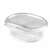 Одноразовый контейнер овальный 750 мл, с крышкой, юп-ркс, комплект 420 шт., прозрачный пэт, юупм6005  Одноразовый контейнер овальный 750 мл, с крышкой, юп-ркс, комплект 420 шт., прозрачный пэт, юупм6005 | Контейнеры одноразовые