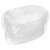  Одноразовый контейнер 500 мл, комплект 100 шт., без крышки, 138х102 мм, прозрачные, пп, юпласт, юупм3315 | Контейнеры одноразовые