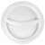  Одноразовые тарелки 2-х секционные комплект 100 шт. 220 мм, белые, пп, холодное/горячее, laima стандарт, 608768 | Тарелки одноразовые