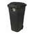 Контейнер 110 литров для мусора, с крышкой, на колесах, 84х54х58 см, пластиковый, plast team, рт9957 | Баки для мусора