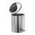  Ведро для мусора с педалью, усиленное, титан, 15 литров, нержавеющая сталь, хром | Контейнеры и ведра для мусора