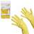  Перчатки многоразовые резиновые vileda "контракт", хлопчатобумажное напыление, размер xl (очень большой), желтые, вес 66 г, 102588 | Перчатки латексные, виниловые и резиновые