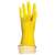  Перчатки многоразовые латексные любаша "эконом", хлопчатобумажное напыление, размер m (средний), желтые, вес 30 г, 603784 | Перчатки латексные, виниловые и резиновые