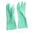  Перчатки латексные кщс, сверхпрочные, плотные, хлопковое напыление, размер 9,5-10 xl, очень большой, зеленые, hq profiline, 73589 | Перчатки латексные, виниловые и резиновые