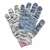  Перчатки хлопчатобумажные, комплект 5 пар, 7 класс, 60-62 г, 216 текс, пвх-точка, laima "профи", меланж, 604471 | Перчатки и рукавицы хлопчатобумажные