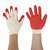  Перчатки хлопчатобумажные износостойкие одинарный облив, 13 класс, комплект 100 пар, 38-40 г, laima люкс, 608672 | Перчатки и рукавицы хлопчатобумажные