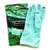  Перчатки многоразовые латексные с ароматом алоэ зеленые, хлопчатобумажное напыление, размер m (средний), вес 58 г, кп, 139597 | Перчатки латексные, виниловые и резиновые