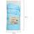  Бахилы из спанбонда низкие комплект 50 штук (25 пар), 42 г/м2 гекса, голубые | Бахилы