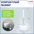  Ершик для унитаза силиконовый standart type (овальный) напольный, с пинцетом, laima, 608132 | Ершики для унитаза