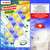  Туалетный блок шарики для унитаза освежитель, 4 блока по 50 г, "лимонная свежесть 3 в 1", аналог bref/бреф, laima, 608994 | Освежители для туалета