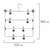  Вешалка-плечики качели, 4 секции, металлическая, с клипсами для юбок и брюк, brabix, 607472 | Вешалки-плечики