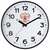  Часы настенные troykatime (troyka) 77770732, круг, белые, черная рамка, 30,5х30,5х4 см | Часы интерьерные