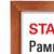  Рамка 21х30 см, дерево, багет 20 мм, staff, темно-коричневая, стекло, 390716 | Рамки для дипломов, сертификатов, грамот, фотографий