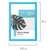  Рамка 21х30 см небьющаяся, багет 17,5 мм, пластик, brauberg "colorful", голубая, 391238 | Рамки для дипломов, сертификатов, грамот, фотографий