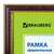 Рамка 21х30 см, пластик, багет 30 мм, brauberg "hit4", красное дерево с двойной позолотой, стекло, 390996 | Рамки для дипломов, сертификатов, грамот, фотографий