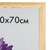 Рамка премиум 50х70 см, дерево, багет 26 мм, "linda", светлое дерево, 0065-50-0000 | Рамки для дипломов, сертификатов, грамот, фотографий