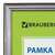  Рамка 21х30 см, пластик, багет 20 мм, brauberg "hit3", серебро, стекло, 390991 | Рамки для дипломов, сертификатов, грамот, фотографий