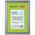  Рамка 21х30 см, пластик, багет 20 мм, brauberg "hit3", серебро, стекло, 390991 | Рамки для дипломов, сертификатов, грамот, фотографий