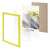  Рамка 21х30 см небьющаяся, багет 17,5 мм, пластик, brauberg "colorful", желтая, 391246 | Рамки для дипломов, сертификатов, грамот, фотографий