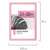  Рамка 21х30 см небьющаяся, багет 17,5 мм, пластик, brauberg "colorful", розовая, 391248 | Рамки для дипломов, сертификатов, грамот, фотографий