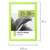  Рамка 21х30 см небьющаяся, багет 17,5 мм, пластик, brauberg "colorful", салатовая, 391244 | Рамки для дипломов, сертификатов, грамот, фотографий