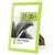  Рамка 21х30 см небьющаяся, багет 17,5 мм, пластик, brauberg "colorful", салатовая, 391244 | Рамки для дипломов, сертификатов, грамот, фотографий