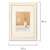  Рамка 21х30 см с паспарту 13х18 см, небьющаяся, аналог ikea, багет 26 мм, мдф, brauberg "zool", цвет слоновая кость, 391376 | Рамки для дипломов, сертификатов, грамот, фотографий