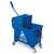  Тележка уборочная brabix, ведро 20 л, механический отжим, универсальная для офиса/дома, синяя, 601497 | Тележки уборочные