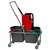  Тележка уборочная eco-force, 2 съемных ведра по 25 л, отжим, металлический каркас, бесшумные колеса, 22ef/2 | Тележки уборочные
