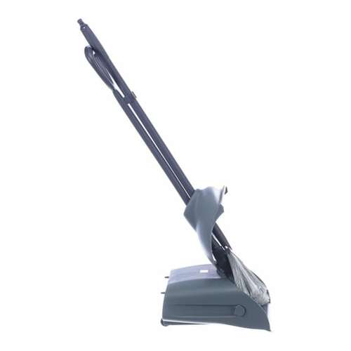  Совок-ловушка с щеткой 26 см черный nv nv-203b | Щетки и совки