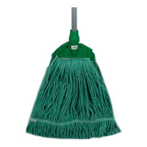  Швабра с мопом зеленая nv хлопок-полиэстер 33 см nv-mop300g | Швабры