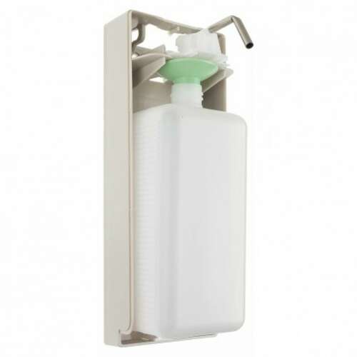  Диспенсер локтевой для жидкого мыла белый 1 л nv nv-2266w | Диспенсеры для жидкого мыла и пены
