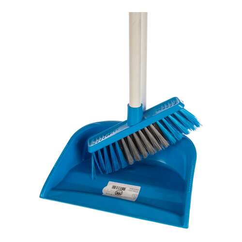  Щётка промышленная с совком 22 см синяя uctem-plas af201-b | Щетки и совки