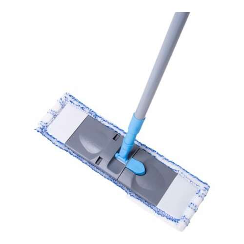  Телескопическая швабра для пола серая nv микрофибра 42 см nv40120 | Швабры
