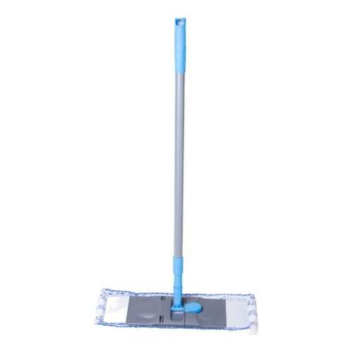  Телескопическая швабра для пола серая nv микрофибра 42 см nv40120 | Швабры