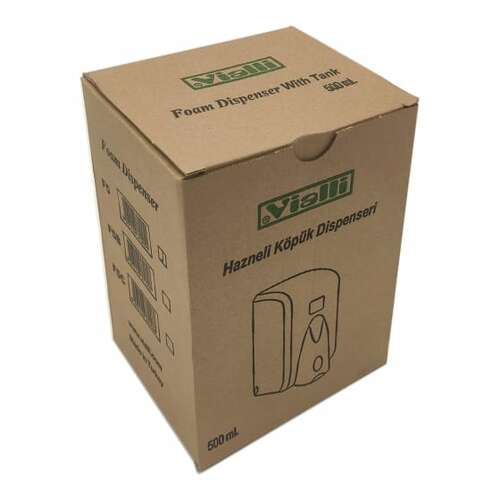  Диспенсер для пены белый 0.5 л vialli f5 | Диспенсеры для жидкого мыла и пены