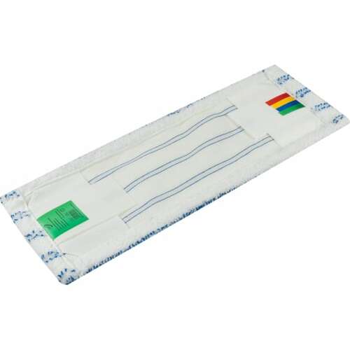  Плоский моп для швабры ухо-карман белый 40 см nv mfso-m-40/c | Мопы плоские