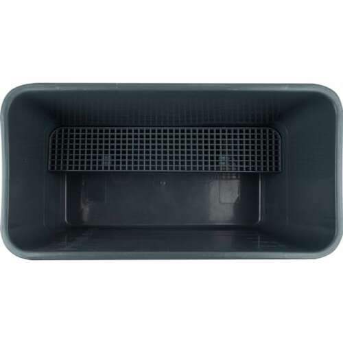  Ведро пластиковое на колесах для мойки окон 24 л baiyun серое af08401 | Ведра на колесах