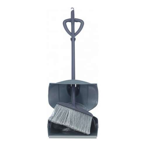  Совок-ловушка baiyun с крышкой, с щеткой пластиковый af01205a | Щетки и совки