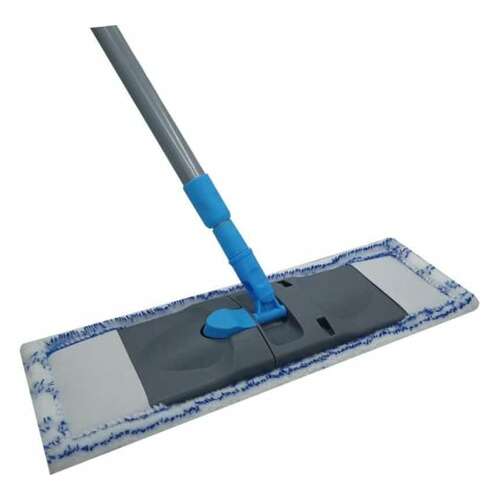  Телескопическая швабра для пола серая nv микрофибра 42 см nv40120 | Швабры