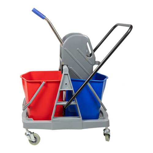  Nv тележка двухведерная 2х17 л пластиковая отжим без корзинки nv-11776 | Двухведерные тележки