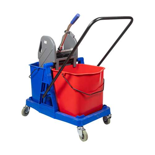  Тележка двухведерная пластиковая nv отжим 2х23л nv-11574 | Двухведерные тележки