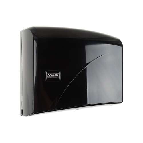 Диспенсер для бумажных полотенец черный vialli k1b  Диспенсер для бумажных полотенец черный vialli k1b | Диспенсеры для бумажных полотенец