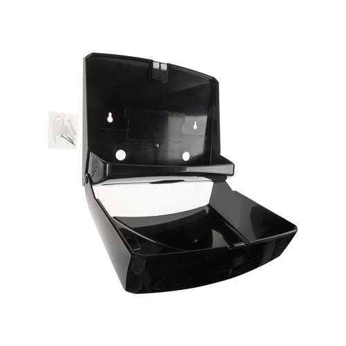 Диспенсер для бумажных полотенец черный vialli k1b  Диспенсер для бумажных полотенец черный vialli k1b | Диспенсеры для бумажных полотенец