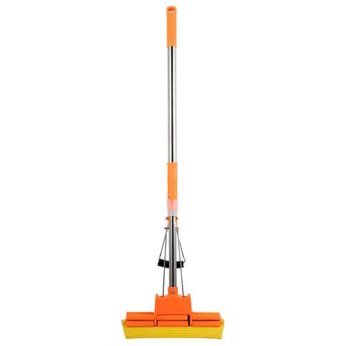  Швабра самоотжимная nv роликовый отжим насадка pva 27 см телескопическая рукоятка 70-125 см nv-sm2712 | Швабры