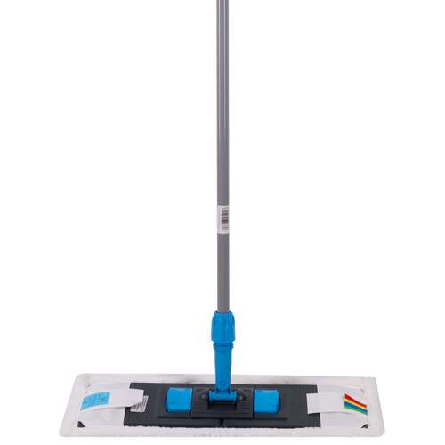 Nv швабра с плоским мопом микрофибра 50см синяя nv-mop500m-b  Nv швабра с плоским мопом микрофибра 50см синяя nv-mop500m-b | Швабры